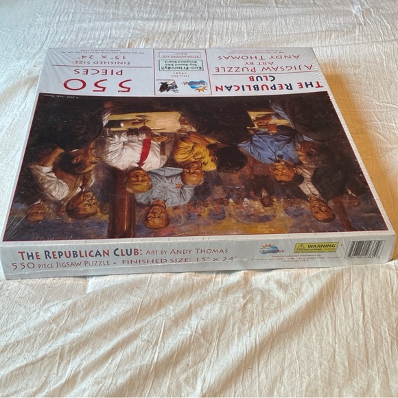 The Republican Club Jigsaw Puzzle - 550 Pieces - Picture 3 of 6